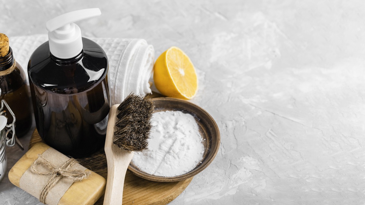 high-angle-eco-friendly-cleaning-products-with-soap-copy-space