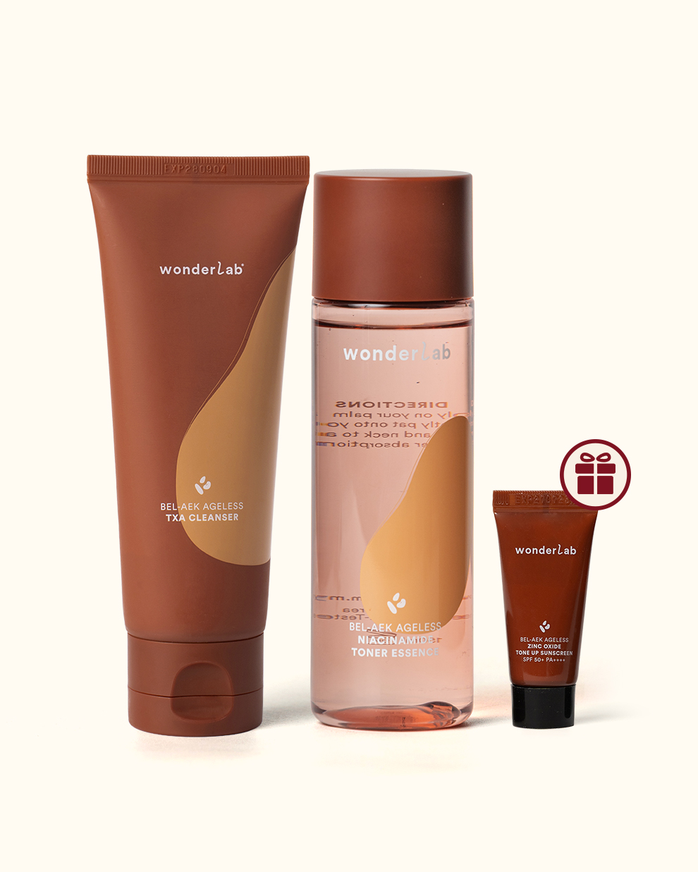 WonderLab Ageless Duo Set (TXA Cleanser + Toner Essence)